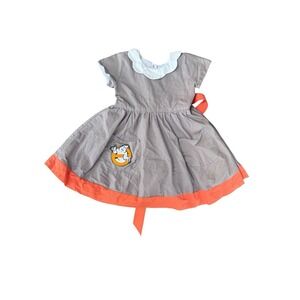 Custom Made Ghostbusters Girls Size 5 Fully Lined Party Dress  Peter Pan Collar